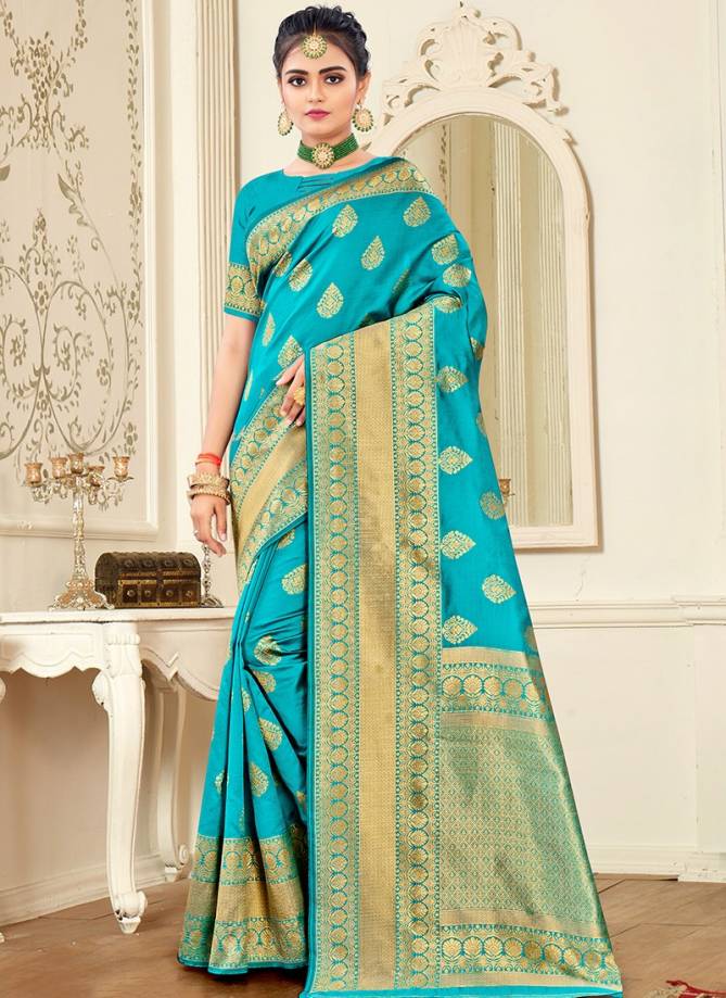 Santraj 1016 New Exclusive Wear Banarasi Silk Designer Saree Collection